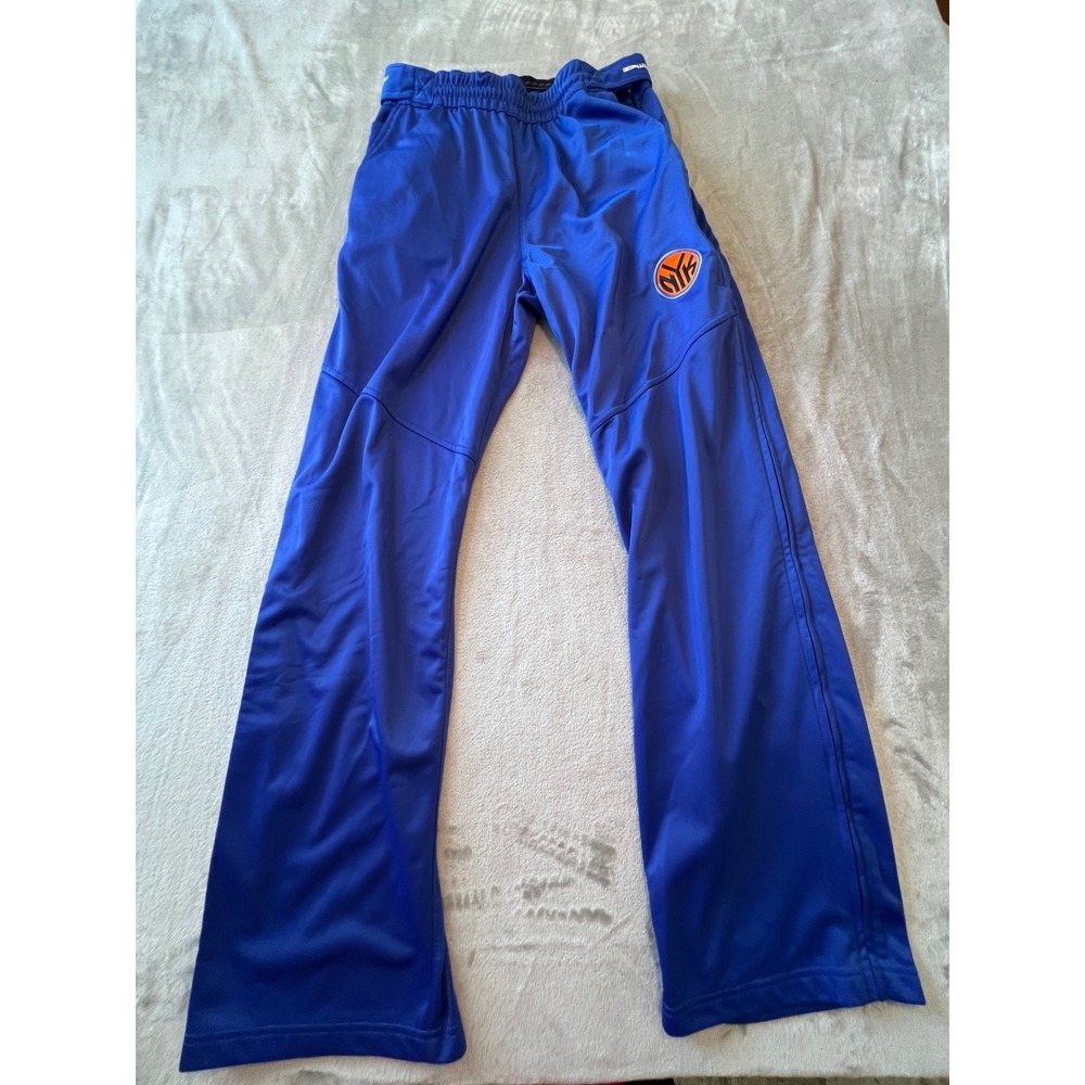 Zipway New York Knicks NBA Pants Mens XL Blue Full Side Zip Warm Up